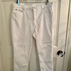 GAP Women’s Straight White Jeans
